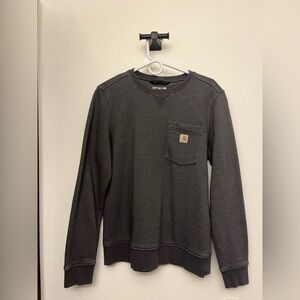 Carhartt Men's Dark Gray Crewneck Sweater